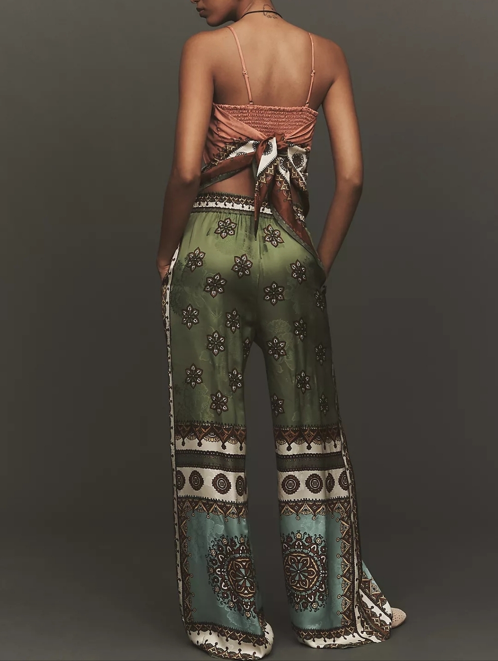 ALEMAIS Contina Wide-Leg Jacquard Pants - Picture 4 of 11